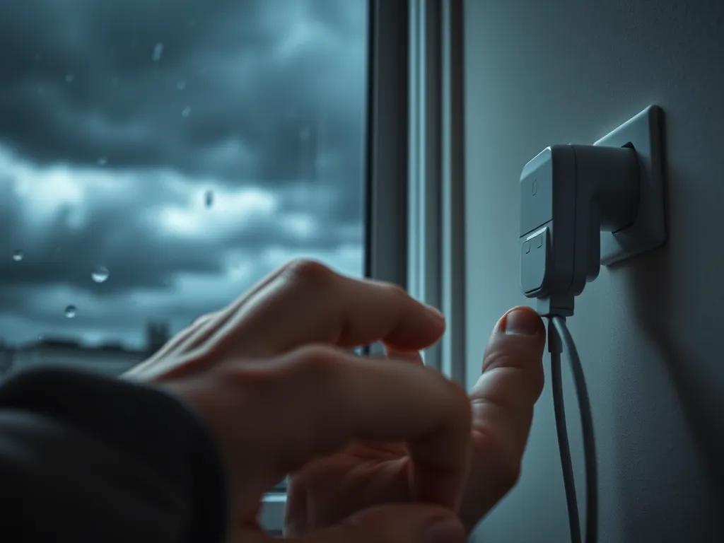 Czy można używać komputera podczas burzy?