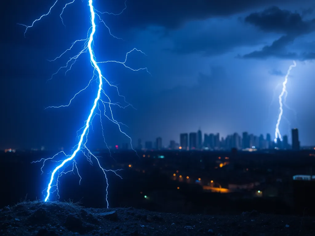 Jak wygląda piorun po uderzeniu?