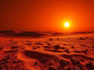Jaki kolor ma zachód słońca na Marsie?